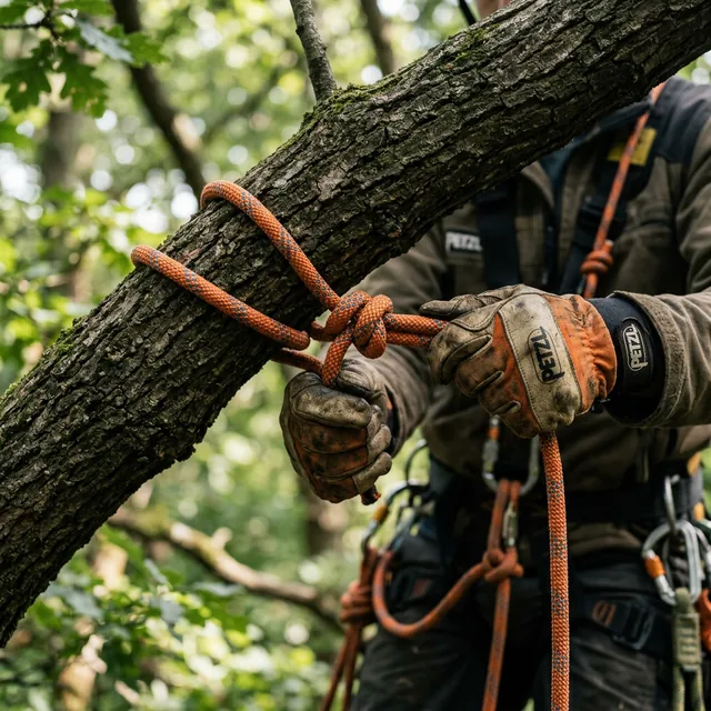 K&I Tree Service crew working on site during a larger Portland, OR project.
